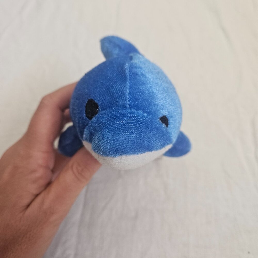Blue Dolphin Stuffed Animal 7"